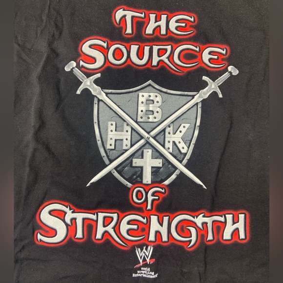 Vintage Shawn Michaels HBK WWE 2004 The Source Of Strength T-Shirt Size XL - Picture 3 of 6